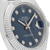 Thumbnail for Rolex Datejust 126334 Stainless Steel Blue Diamond Dial Jubilee (2023)
