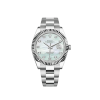 Thumbnail for Luxury Watch Rolex Datejust 41 Stainless Steel MOP Diamond Dial 126334 Wrist Aficionado