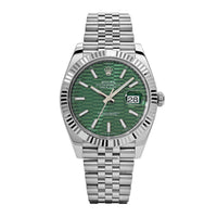 Thumbnail for Rolex Datejust 126334 Stainless Steel Fluted Motif Green Dial Jubilee (2022)