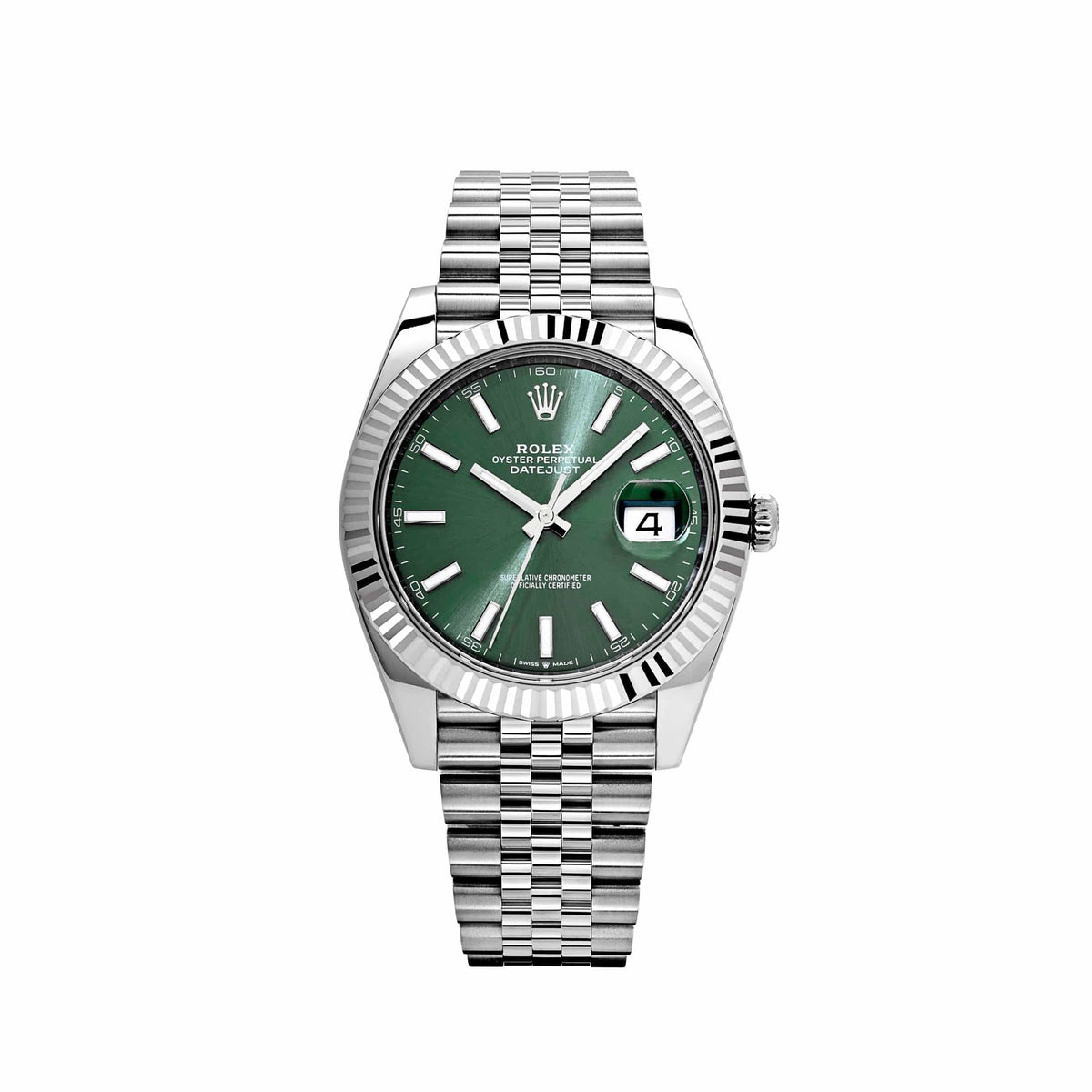 Rolex Datejust 41 126334 Stainless Steel Mint Green Dial Jubilee (2025)