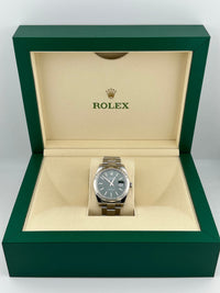 Thumbnail for Rolex Datejust 126334 Stainless Steel Green Motif Dial Oyster