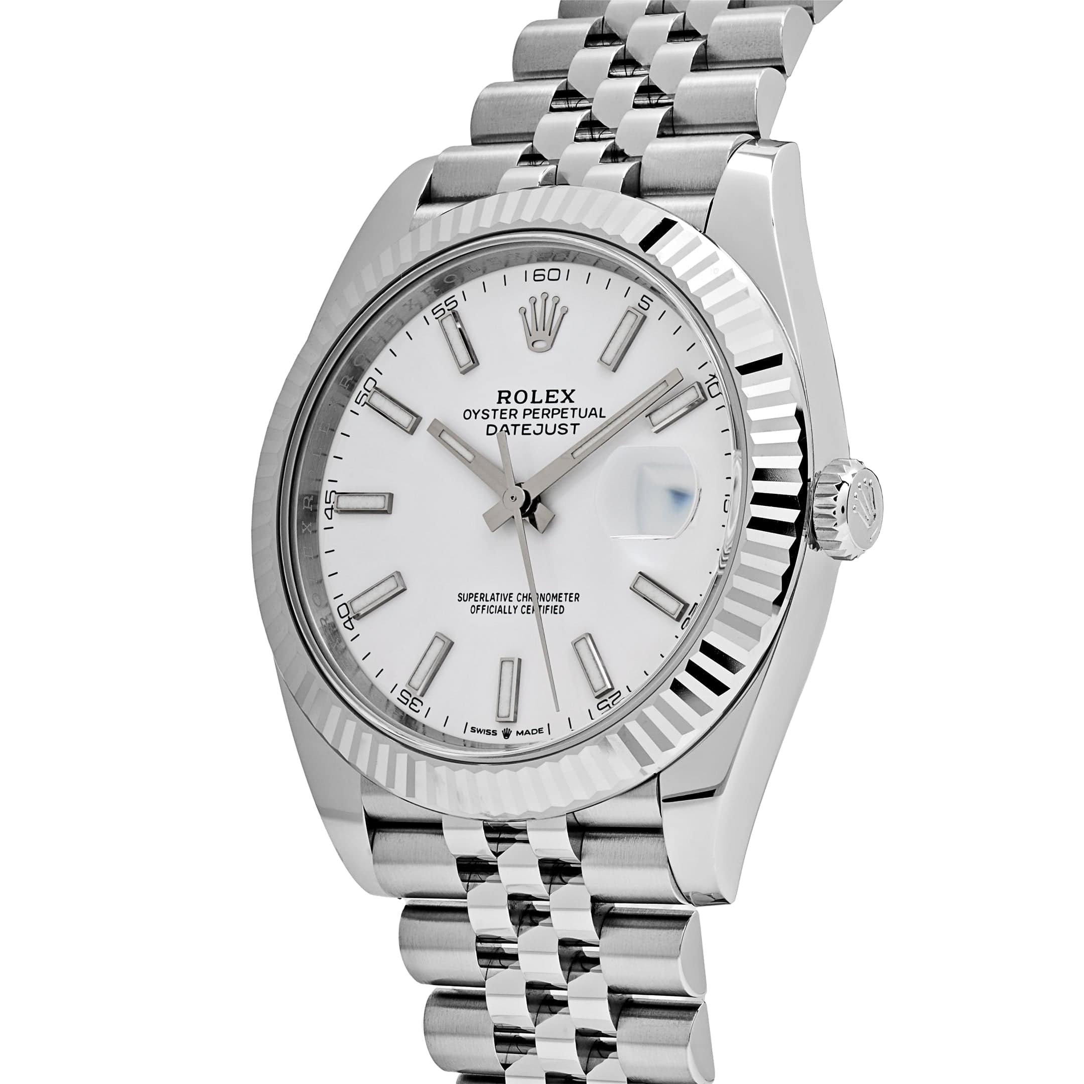 Rolex Datejust 126334 Stainless Steel White Dial Jubilee (2024)