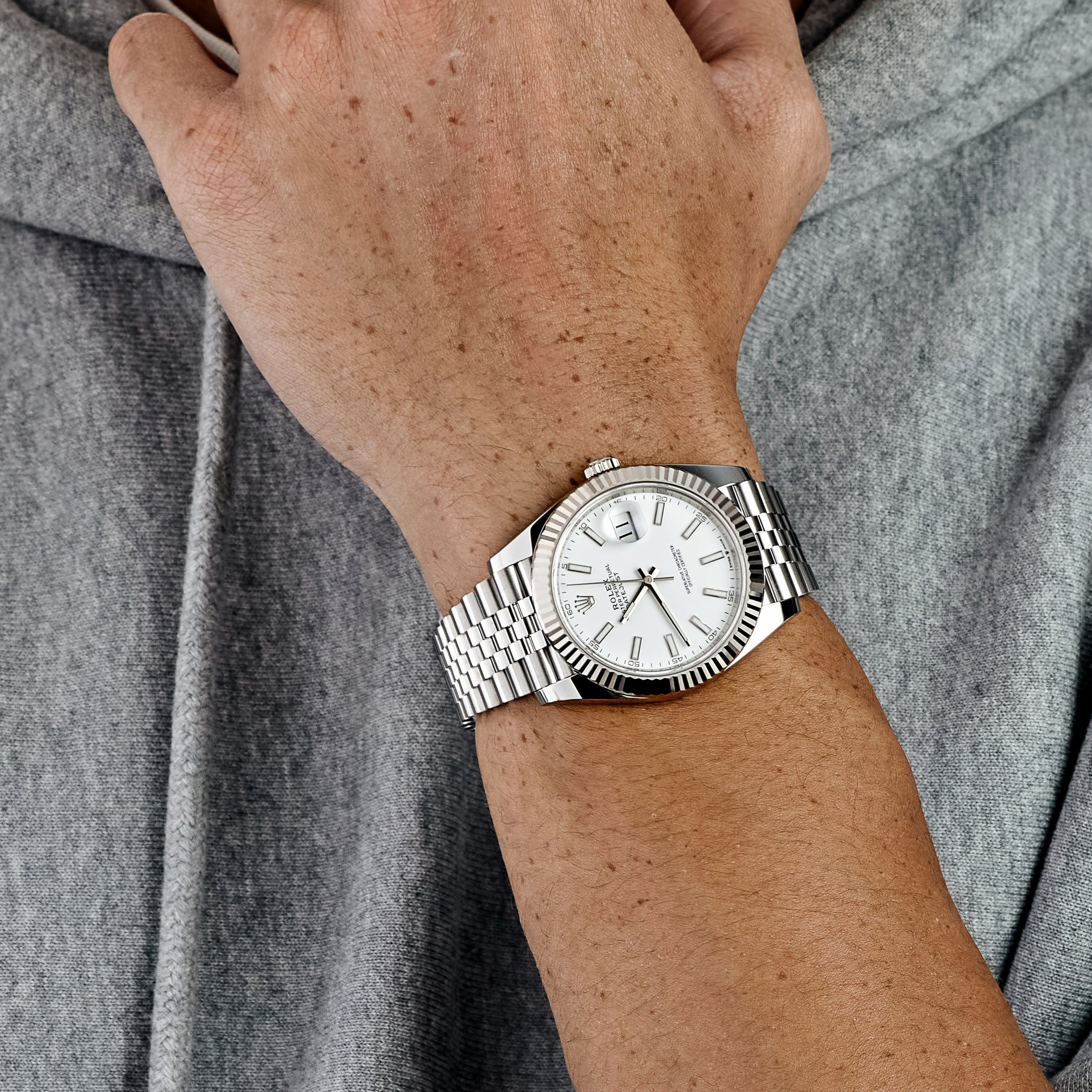 Rolex Datejust 36 126200 Stainless Steel White Dial Jubilee