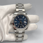 Luxury Watch Rolex Datejust 41 White Gold & Stainless Steel Blue Dial 126334 Wrist Aficionado