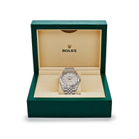 Thumbnail for Rolex Datejust Stainless Steel / White Gold Jubilee Silver Index Dial 126334