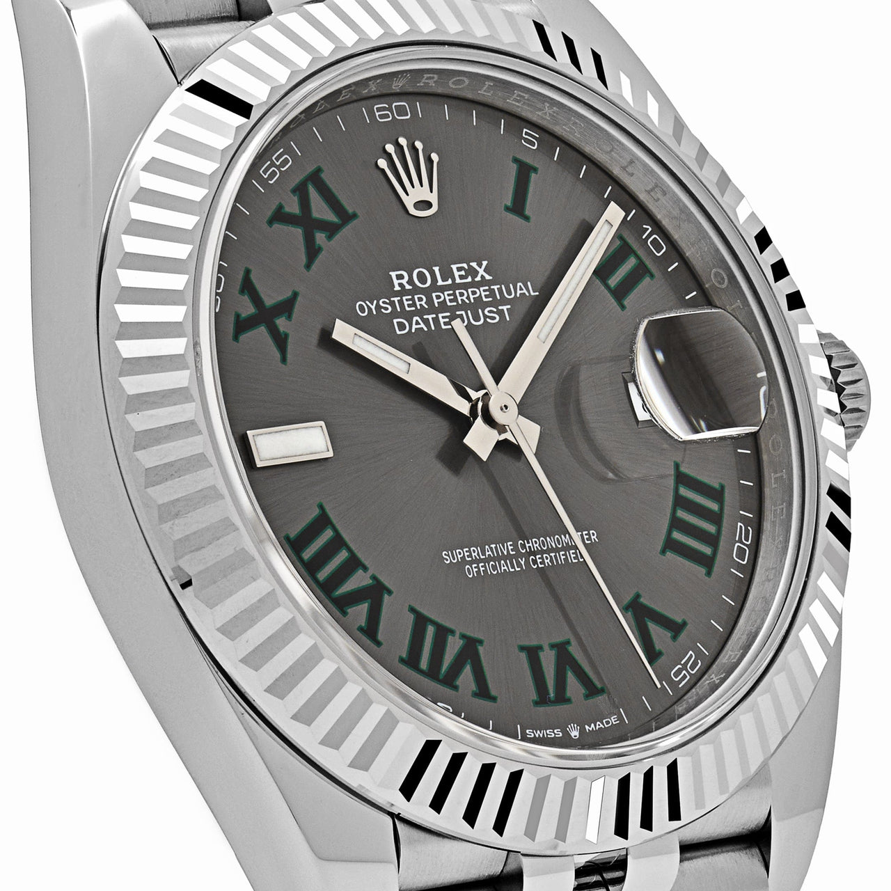 Rolex Datejust 126334 'Wimbledon' Stainless Steel Slate Dial Jubilee (2024)