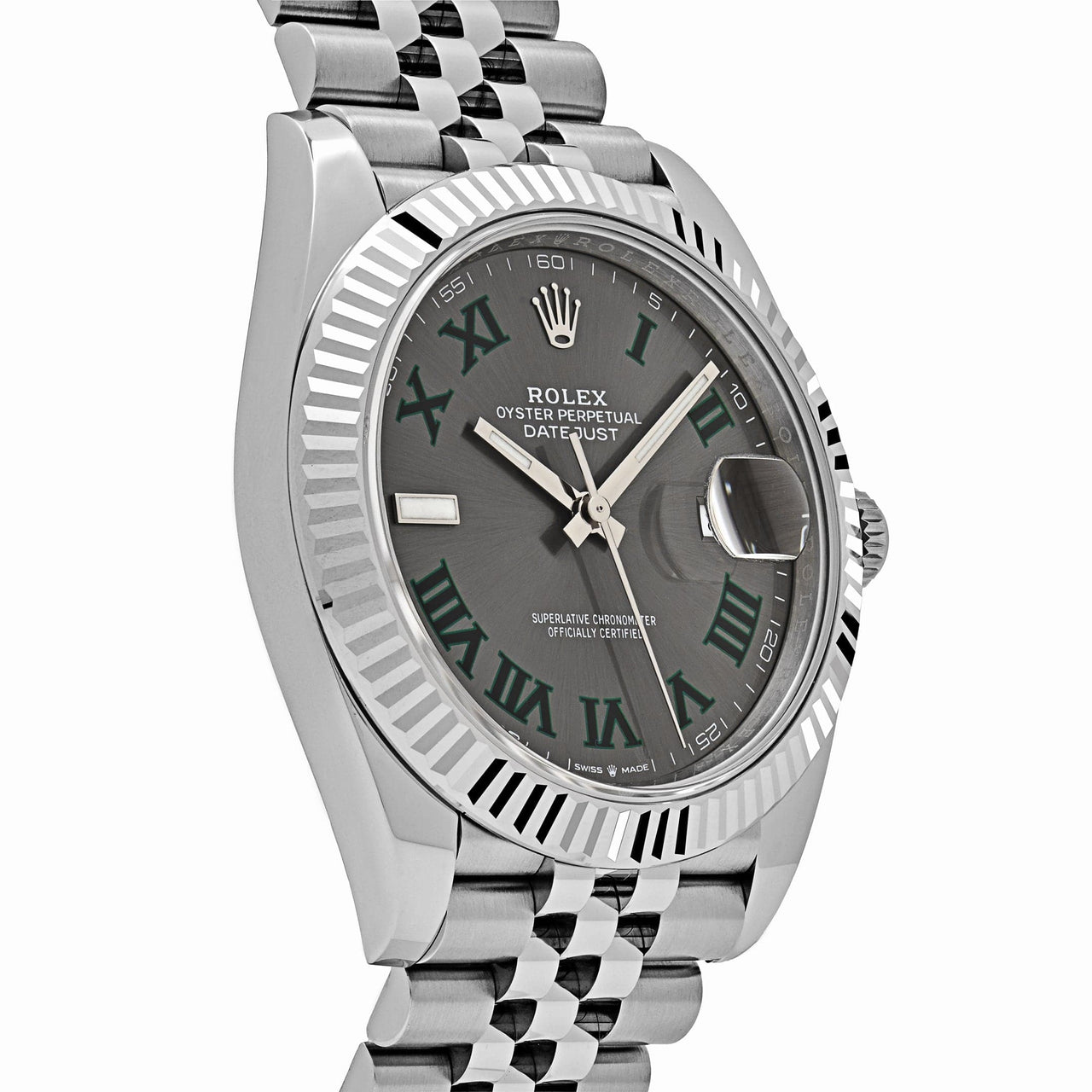 Rolex Datejust 126334 'Wimbledon' Stainless Steel Slate Dial Jubilee (2024)