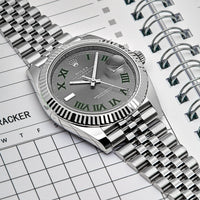 Thumbnail for Rolex Datejust 126334 'Wimbledon' Stainless Steel Slate Dial Jubilee (2024)