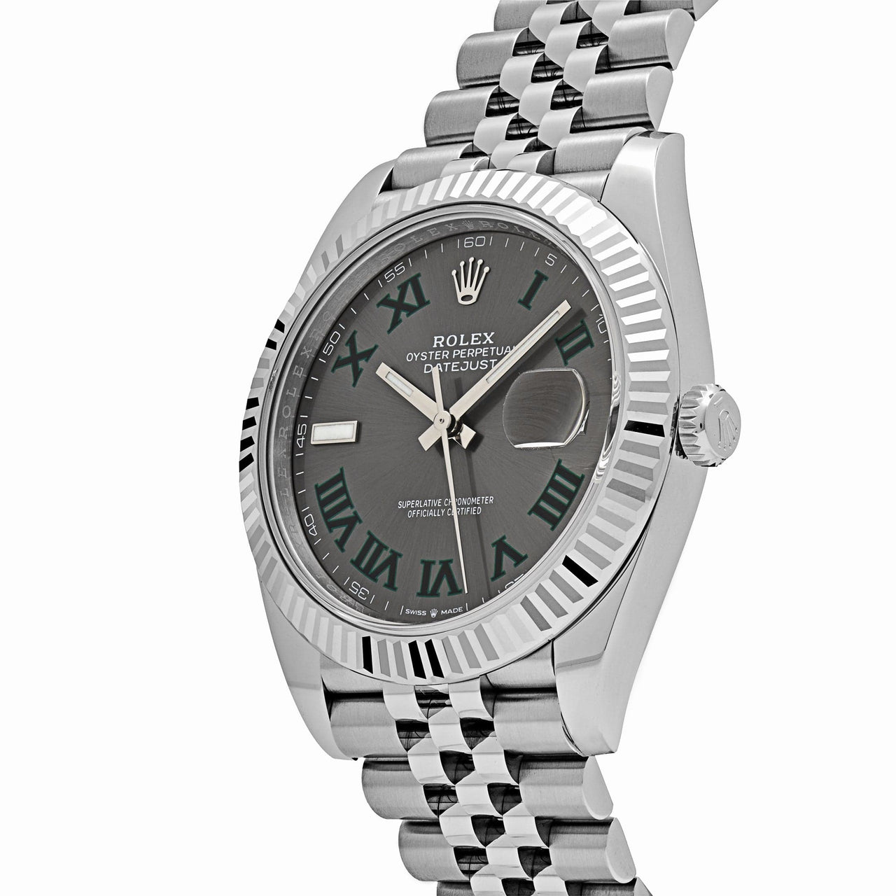 Rolex Datejust 126334 'Wimbledon' Stainless Steel Slate Dial Jubilee (2024)