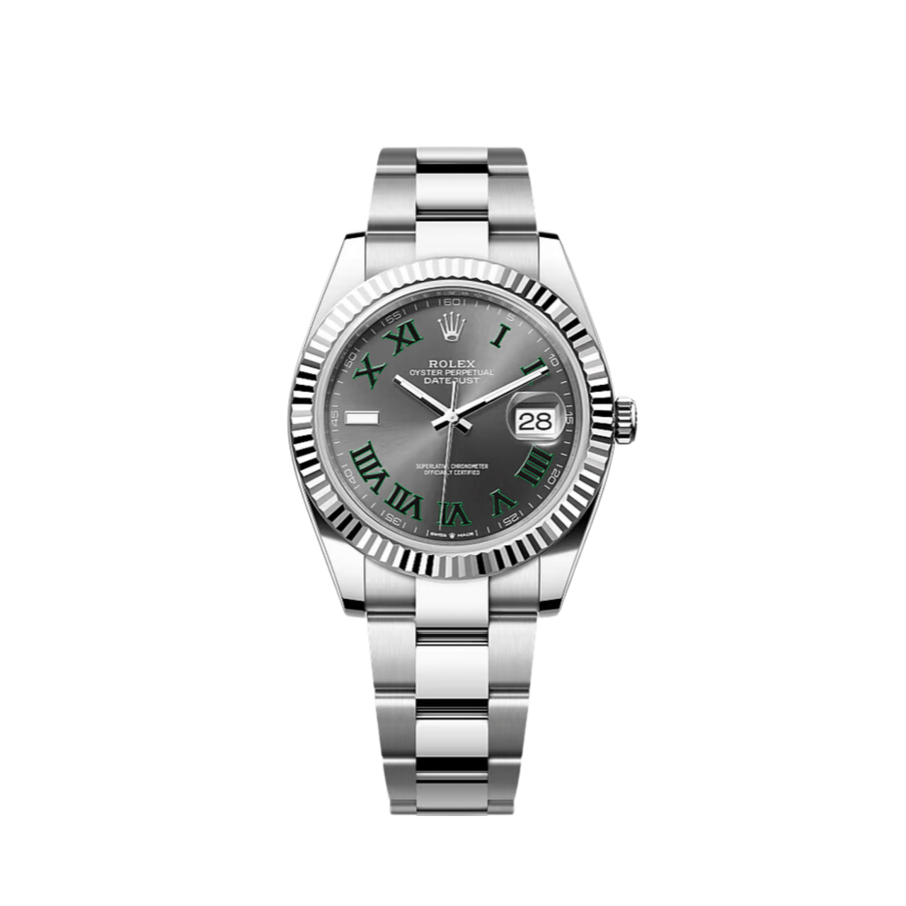 Rolex Datejust 126334 'Wimbledon' Stainless Steel Slate Dial Oyster (2024)