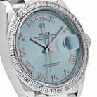 Rolex Datejust 128396TBR Platinum Ice Blue Dial Diamond Bezel (2024)