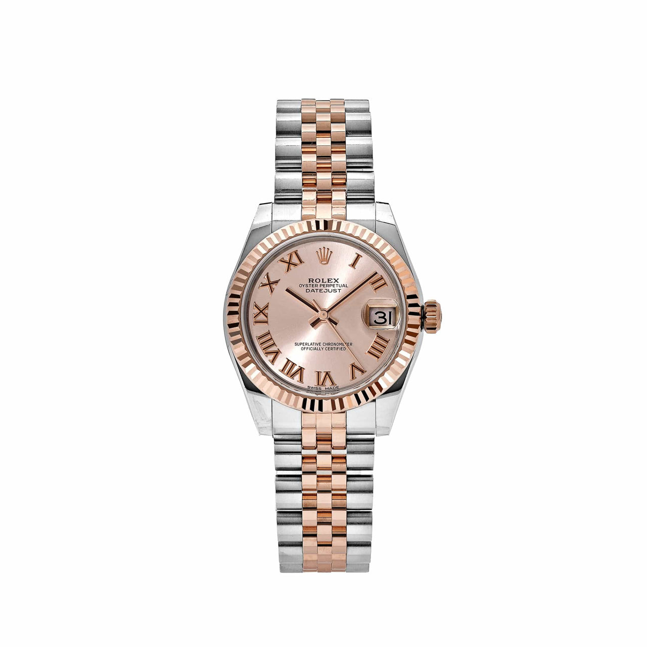 Rolex Datejust 178271 Rose Gold Stainless Steel Sundust Dial (2020)
