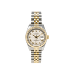 Rolex Datejust 179173 'Ladies' Stainless Steel Yellow Gold Ivory Pyramid Roman Numerals Dial Jubilee (2005)