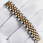 Rolex Datejust 179173 'Ladies' Stainless Steel Yellow Gold Ivory Pyramid Roman Numerals Dial Jubilee (2005)