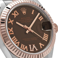 Thumbnail for Rolex Datejust 278271 Rose Gold Stainless Steel Roman Chocolate Dial Jubilee (2021)