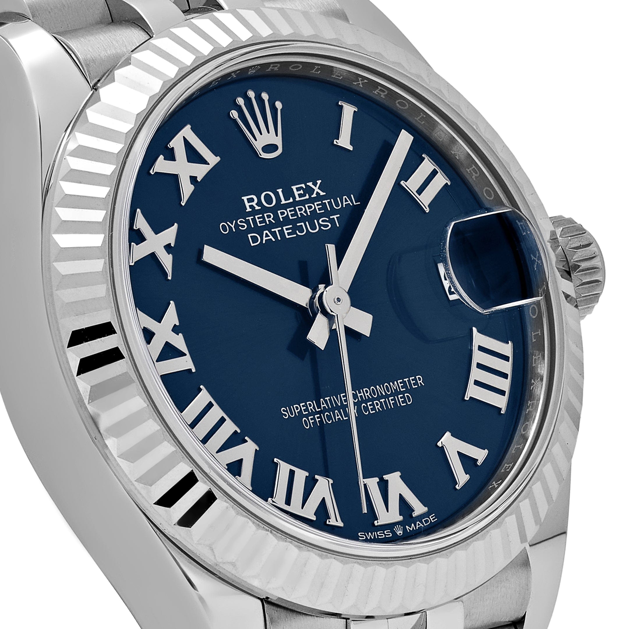 ♡ ℜ Rolex Datejust 278274 31 'Ladies' Stainless Steel Blue Roman