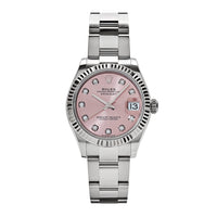 Thumbnail for Rolex Datejust 278274 Stainless Steel Pink Diamond Dial