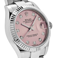 Thumbnail for Rolex Datejust 278274 Stainless Steel Pink Diamond Dial