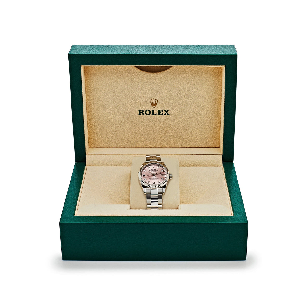 Rolex Datejust 278274 Stainless Steel Pink Diamond Dial