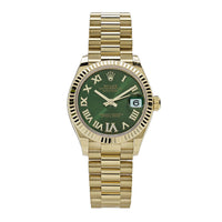 Thumbnail for Rolex Datejust 278278 Yellow Gold Diamond Green Dial President (2022)