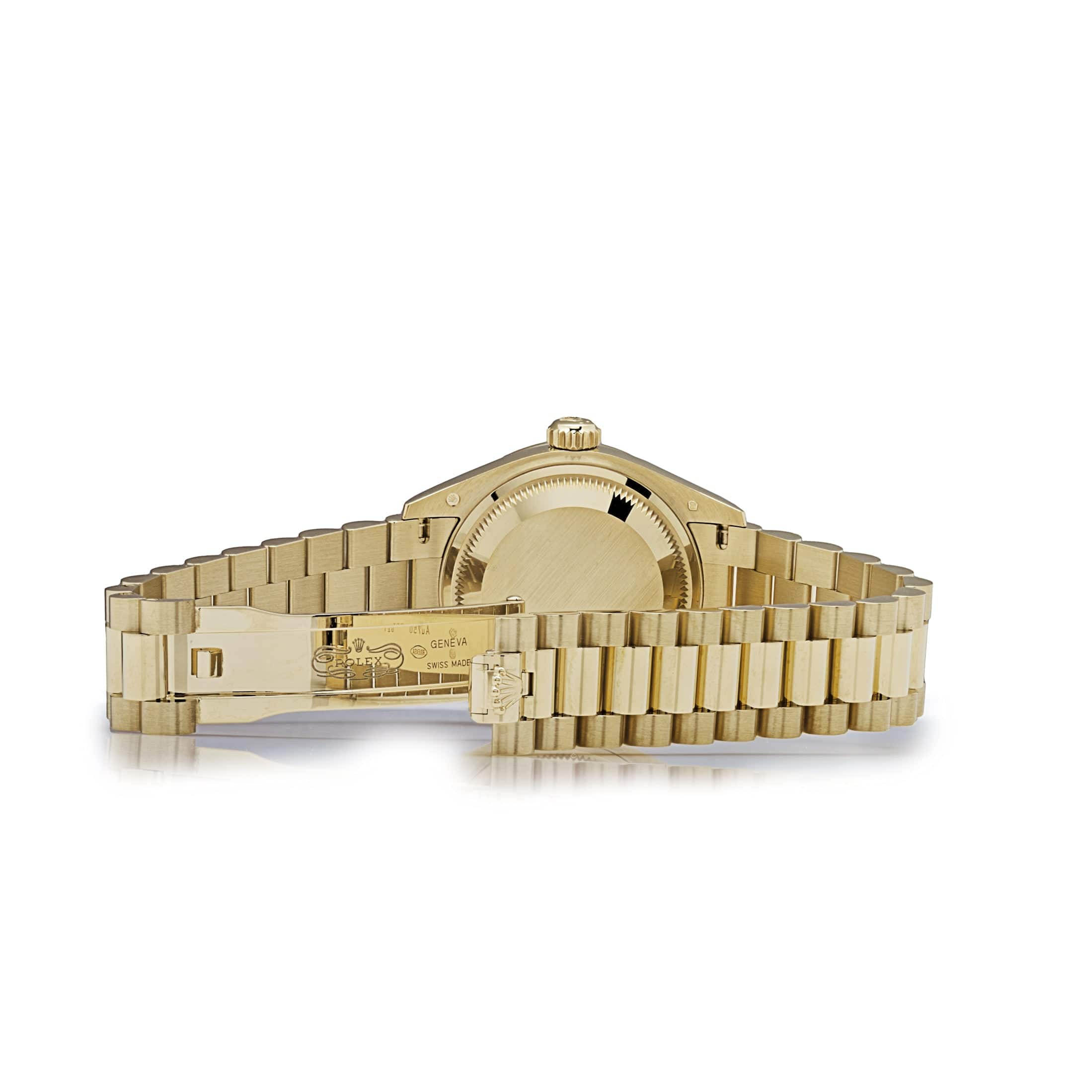 Rolex Datejust 28 279138RBR 'Ladies' Yellow Gold Champagne Diamond