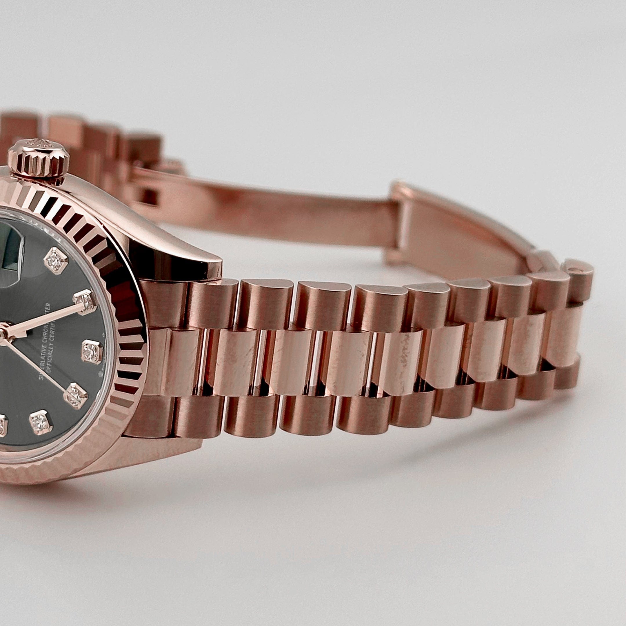 Rolex Datejust 28 279175 'Ladies' Rose Gold Olive Diamond Dial