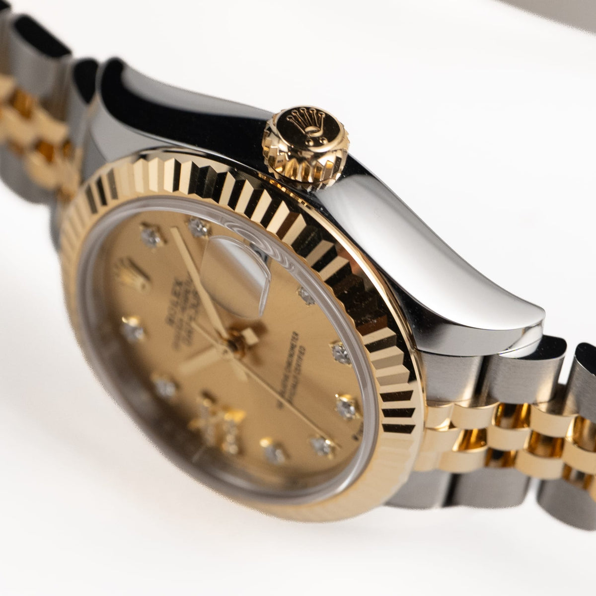 Rolex Datejust 28 279173 'Ladies' Stainless Steel Yellow Gold Champagne Diamond Dial Jubilee (2026)