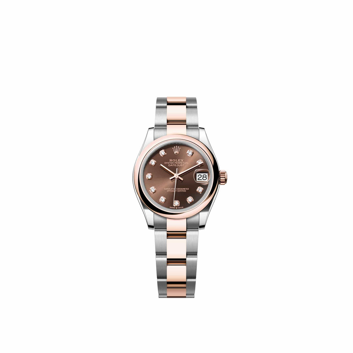 Rolex Datejust 31 278241 Rose Gold Stainless Steel Chocolate Diamond Dial Oyster (2026)