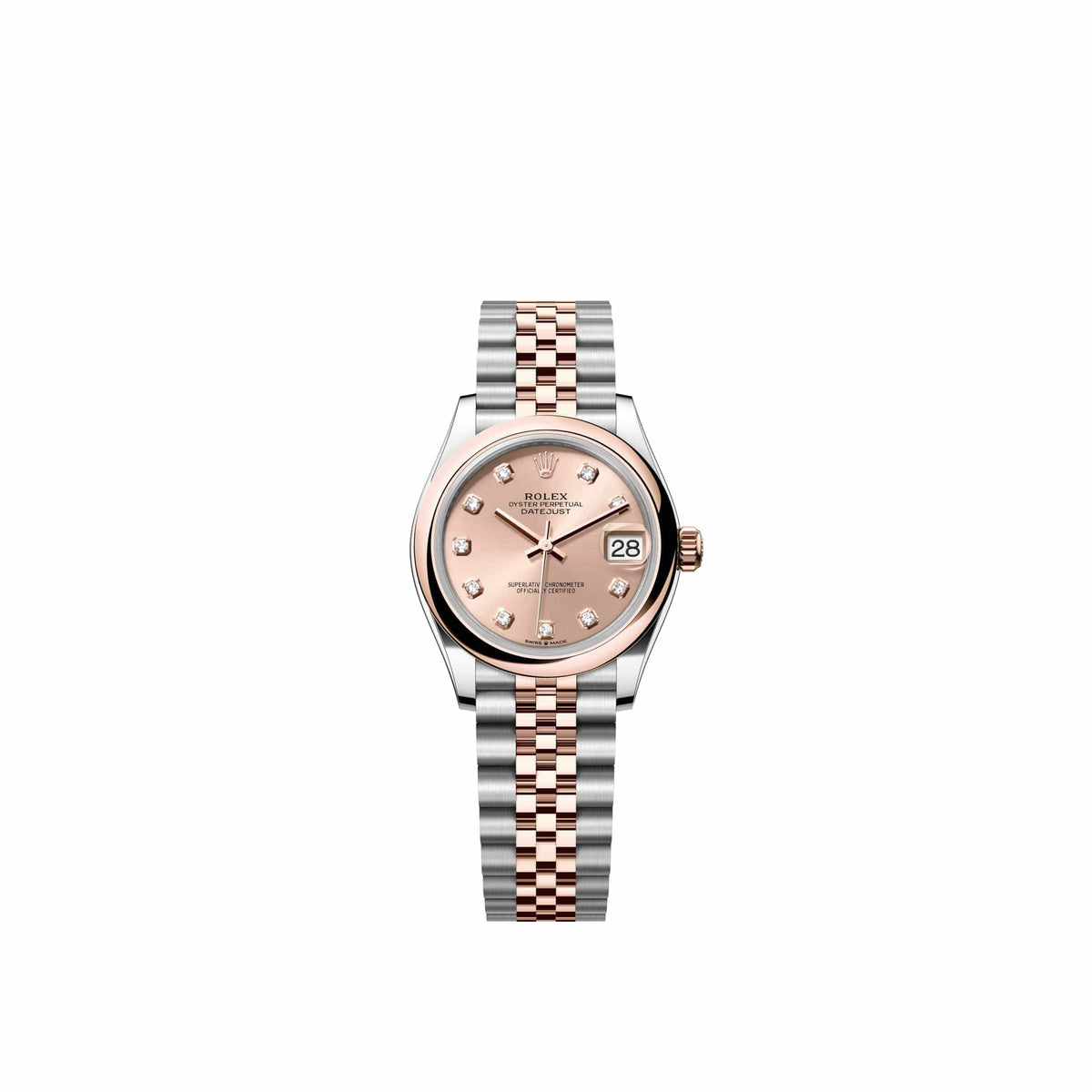 Rolex Datejust 31 278241 Rose Gold Stainless Steel Rose Diamond Dial Jubilee (2026)