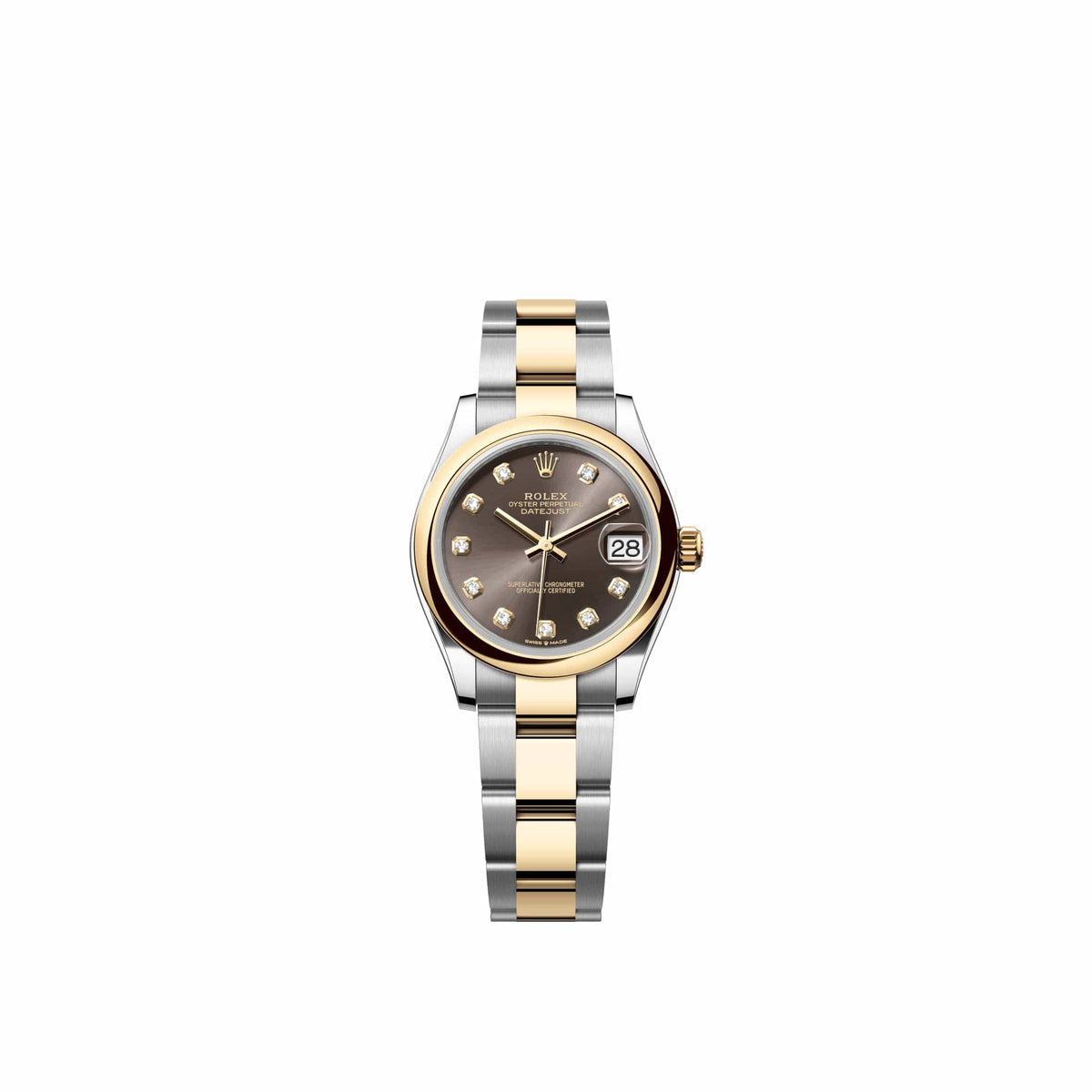 Rolex Datejust 31 278243 Yellow Gold Stainless Steel Dark Grey Diamond Dial Oyster (2026)