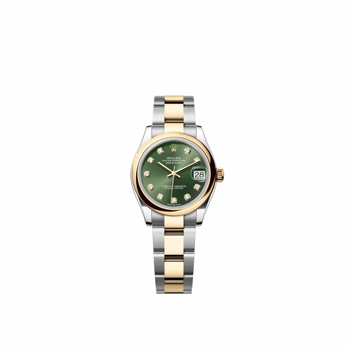 Rolex Datejust 31 278243 Yellow Gold Stainless Steel Olive Green Diamond Dial Oyster (2026)