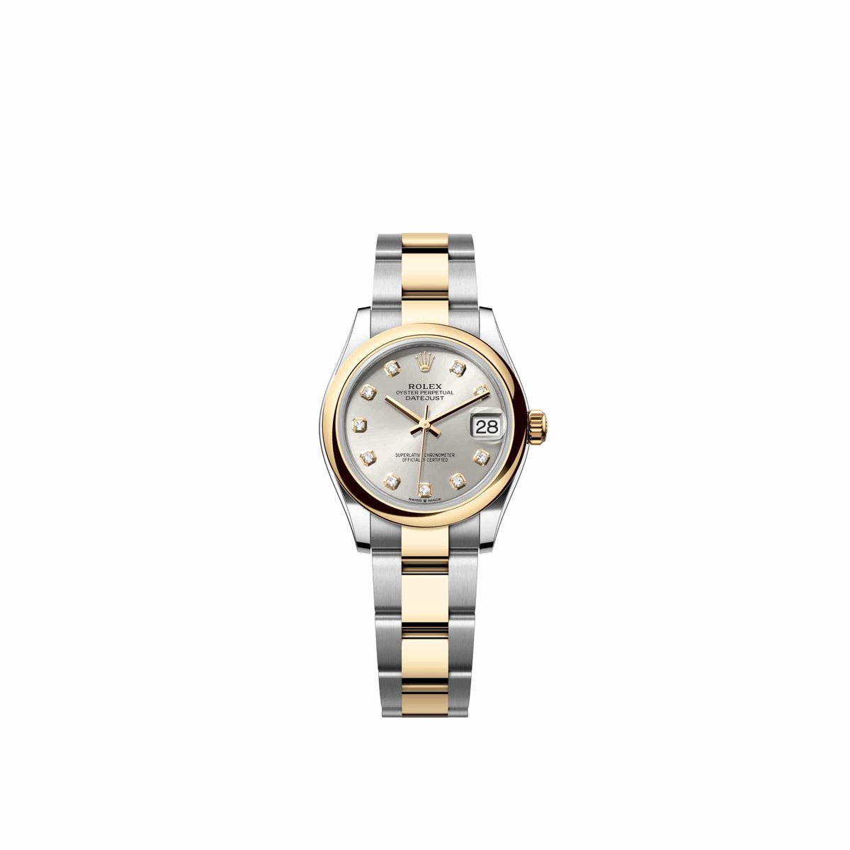 Rolex Datejust 31 278243 Yellow Gold Stainless Steel Silver Diamond Dial Oyster (2026)