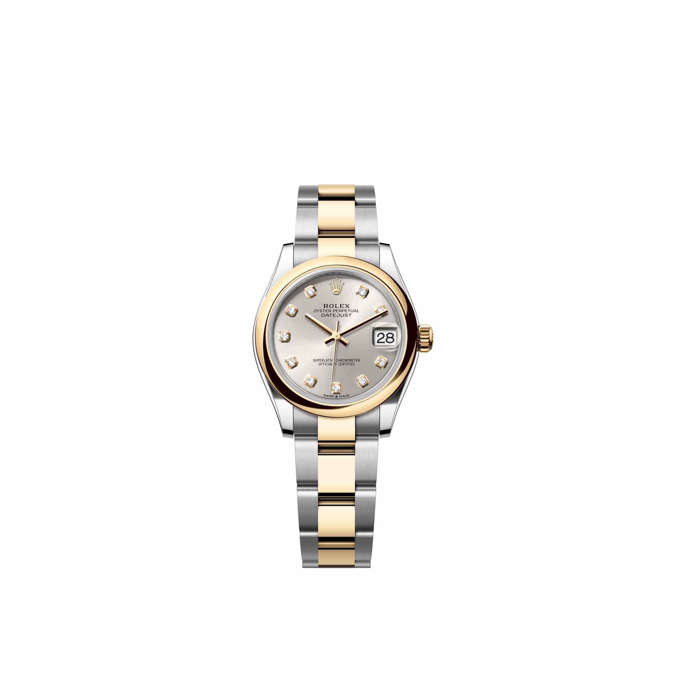 Rolex Datejust 31 278243 Yellow Gold Stainless Steel Silver Diamond Dial Oyster (2026)