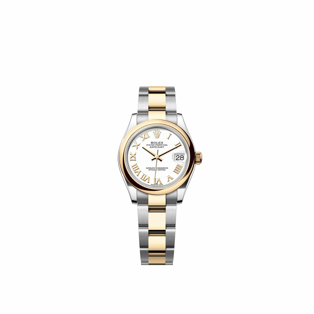 Rolex Datejust 31 278243 Yellow Gold Stainless Steel White Roman Dial Oyster (2026)