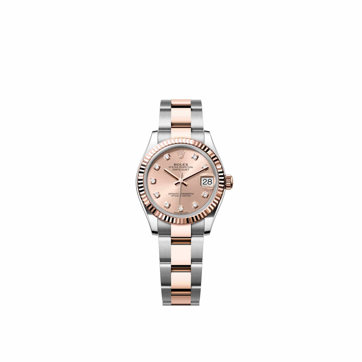 Rolex Datejust 31 278271 Rose Gold Stainless Steel Rose Diamond Dial Oyster (2026)