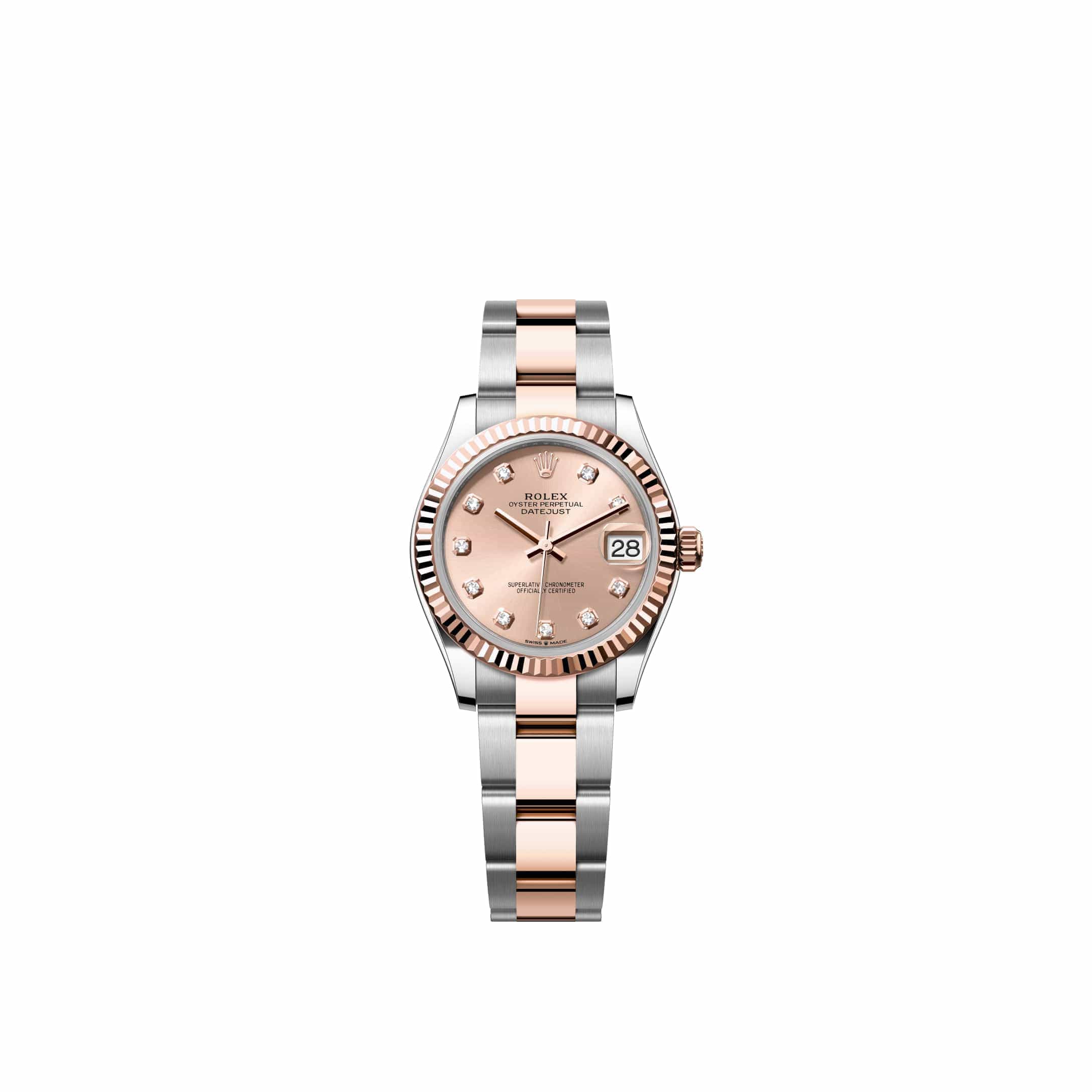 Rolex Datejust 31 278271 Rose Gold Stainless Steel Rose Diamond Dial Oyster (2026)