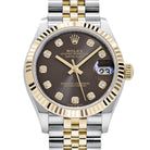Rolex Datejust 31 278273 'Ladies' Stainless Steel Yellow Gold Dark Grey Diamond Dial Jubilee (2026)