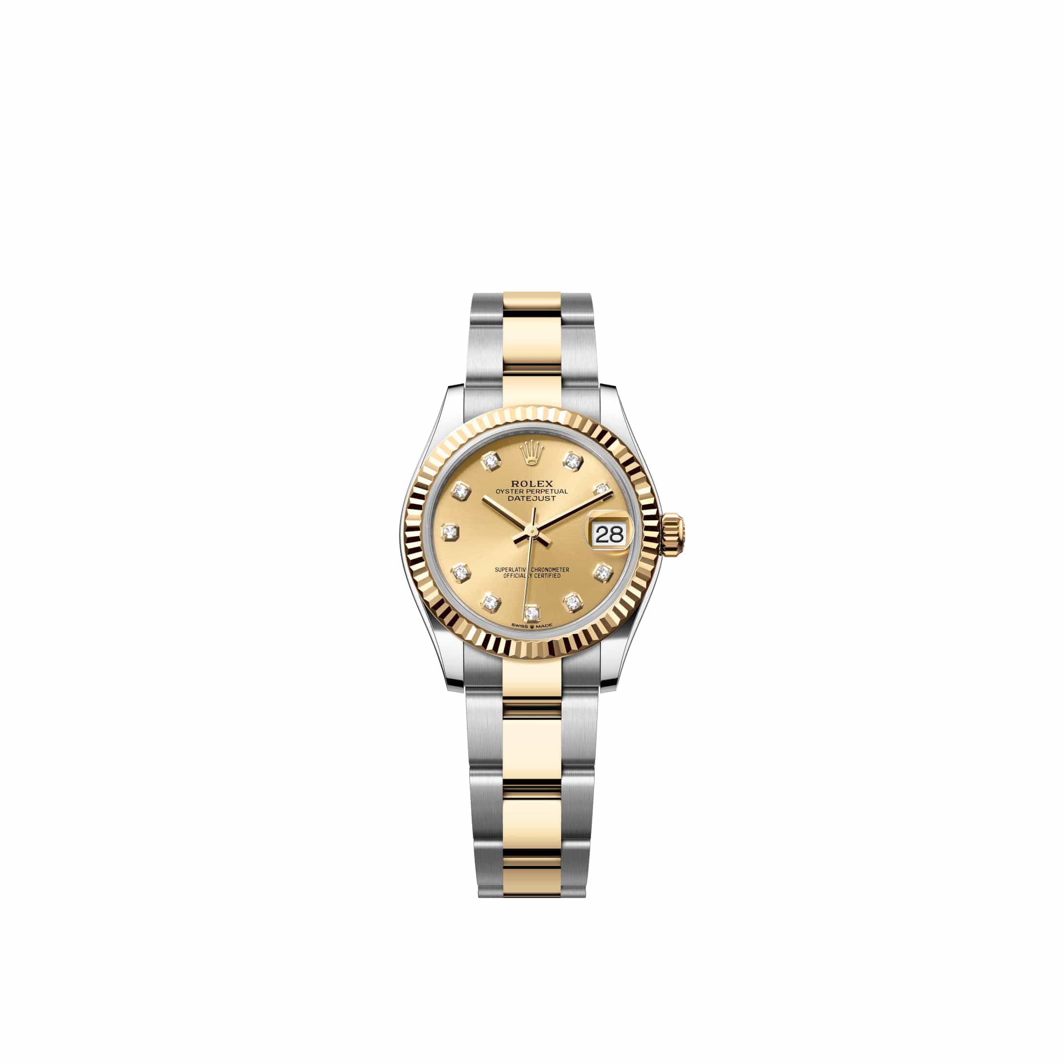 Rolex Datejust 31 278273 Yellow Gold Stainless Steel Champagne Diamond Dial Oyster (2026)