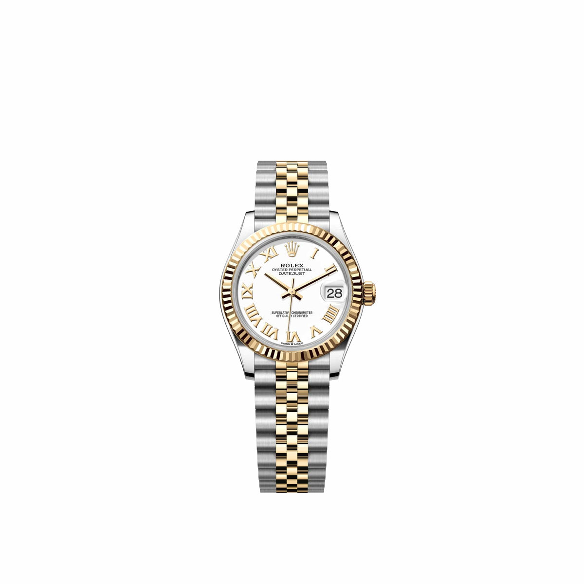 Rolex Datejust 31 278273 Yellow Gold Stainless Steel White Roman Dial Jubilee (2026)