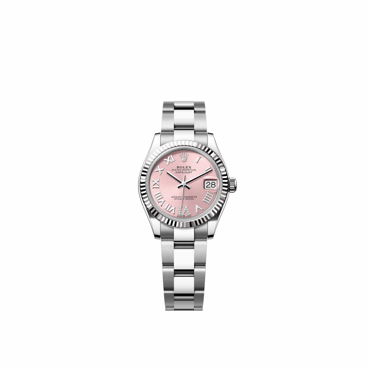 Rolex Datejust 31 278274 Stainless Steel Pink Diamond Roman Dial Oyster (2026)