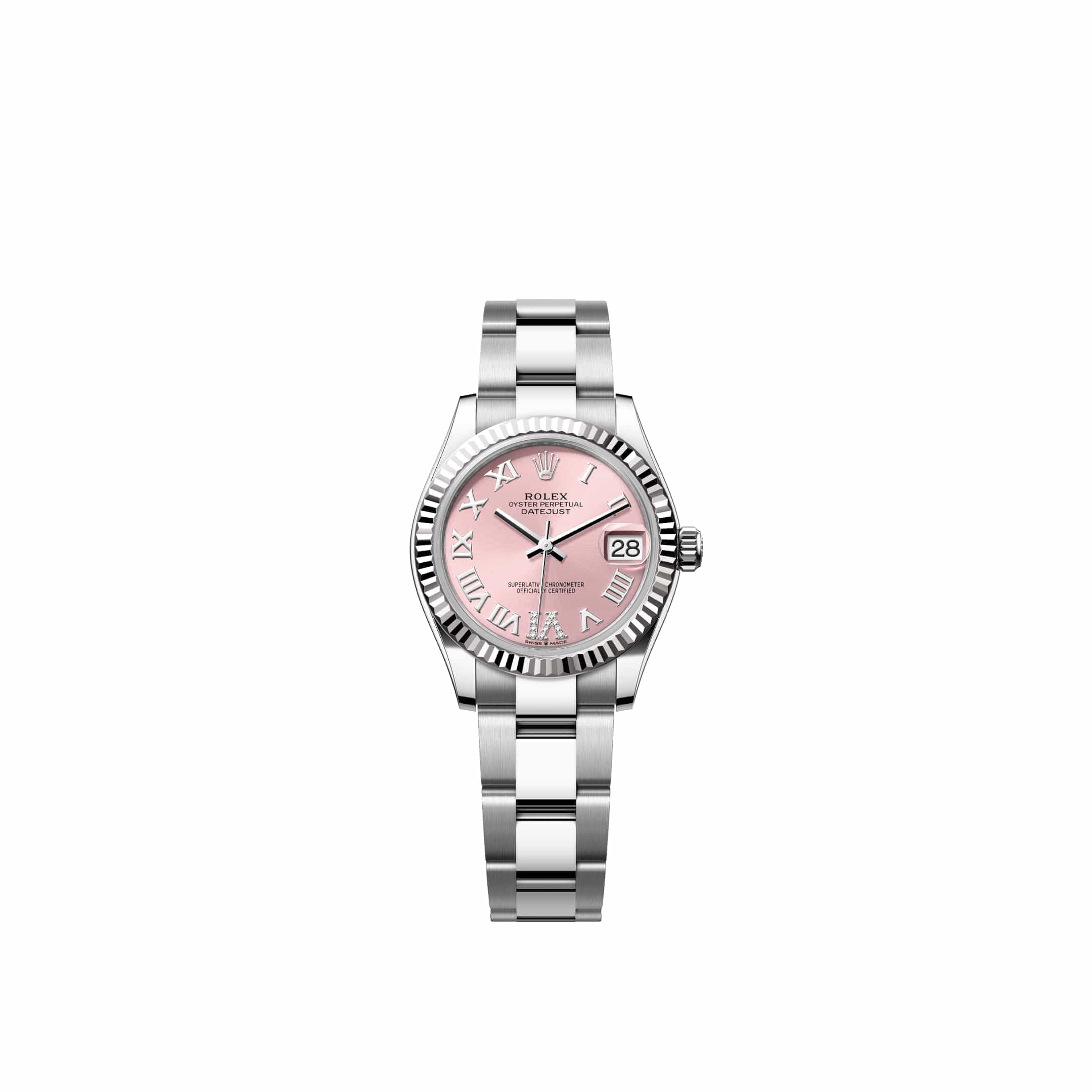 Rolex Datejust 31 278274 Stainless Steel Pink Diamond Roman Dial Oyster (2026)