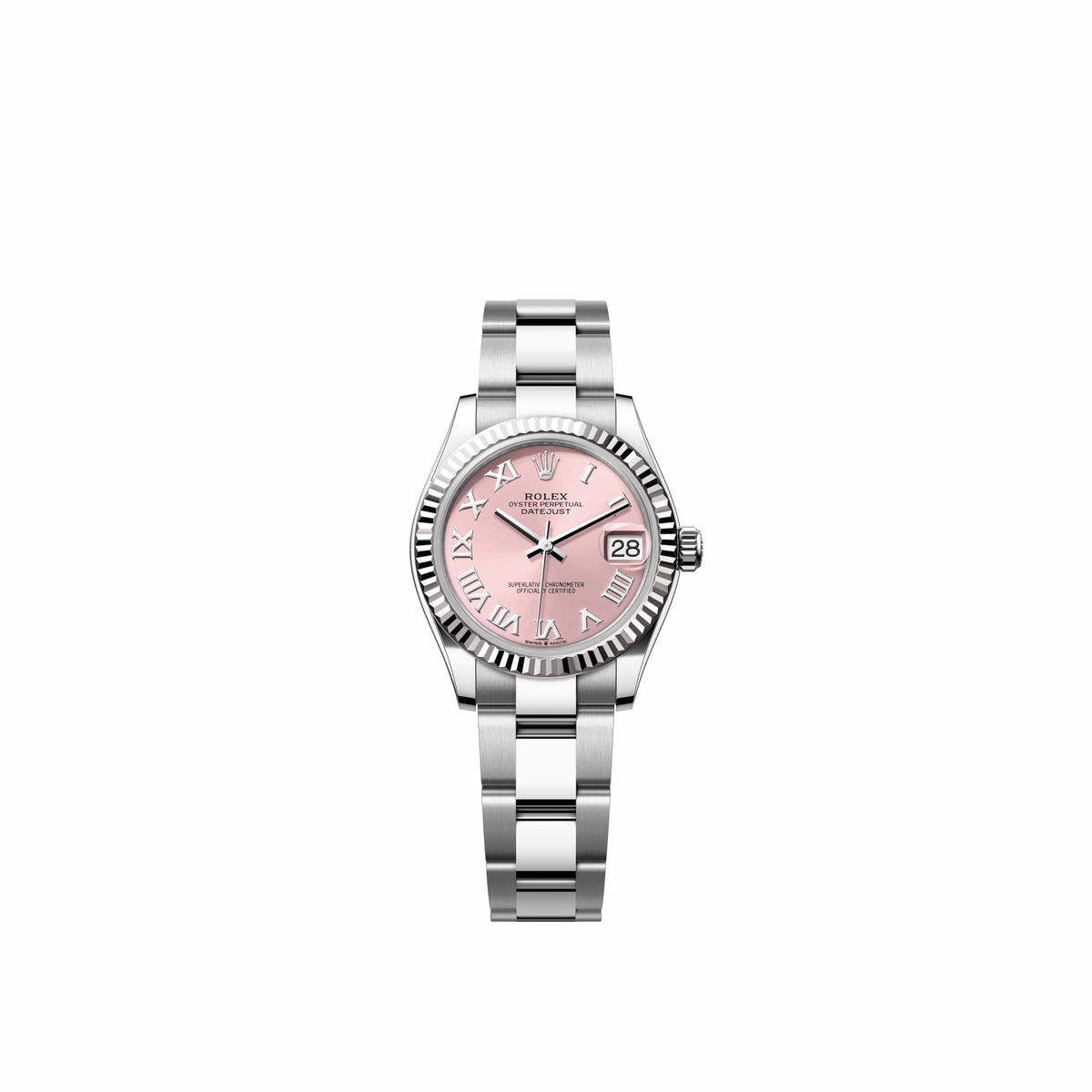 Rolex Datejust 31 278274 Stainless Steel Pink Roman Dial Oyster (2026)
