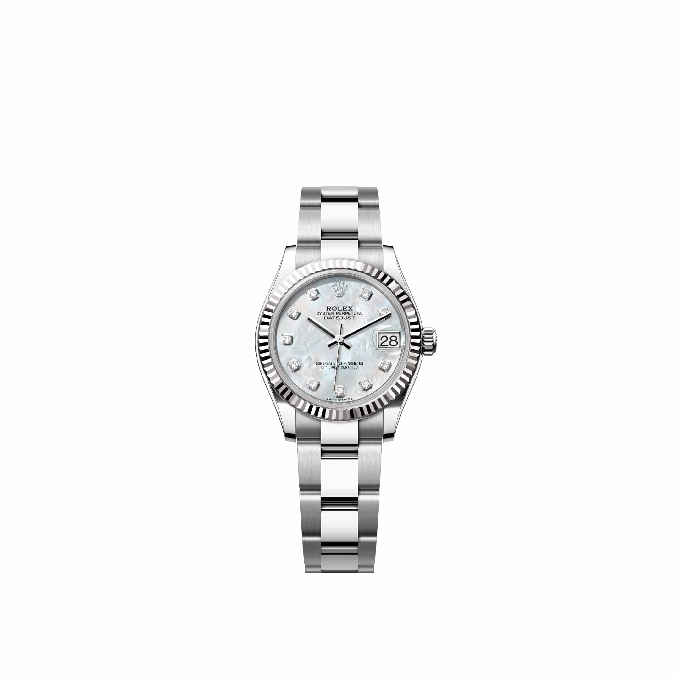 Rolex Datejust 31 278274 Stainless Steel White Mother of Pearl Diamond Dial Oyster (2026)