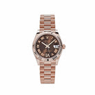 Rolex Datejust 31 278275 'Ladies' Rose Gold Chocolate Roman Numerals Diamond Dial (2022)