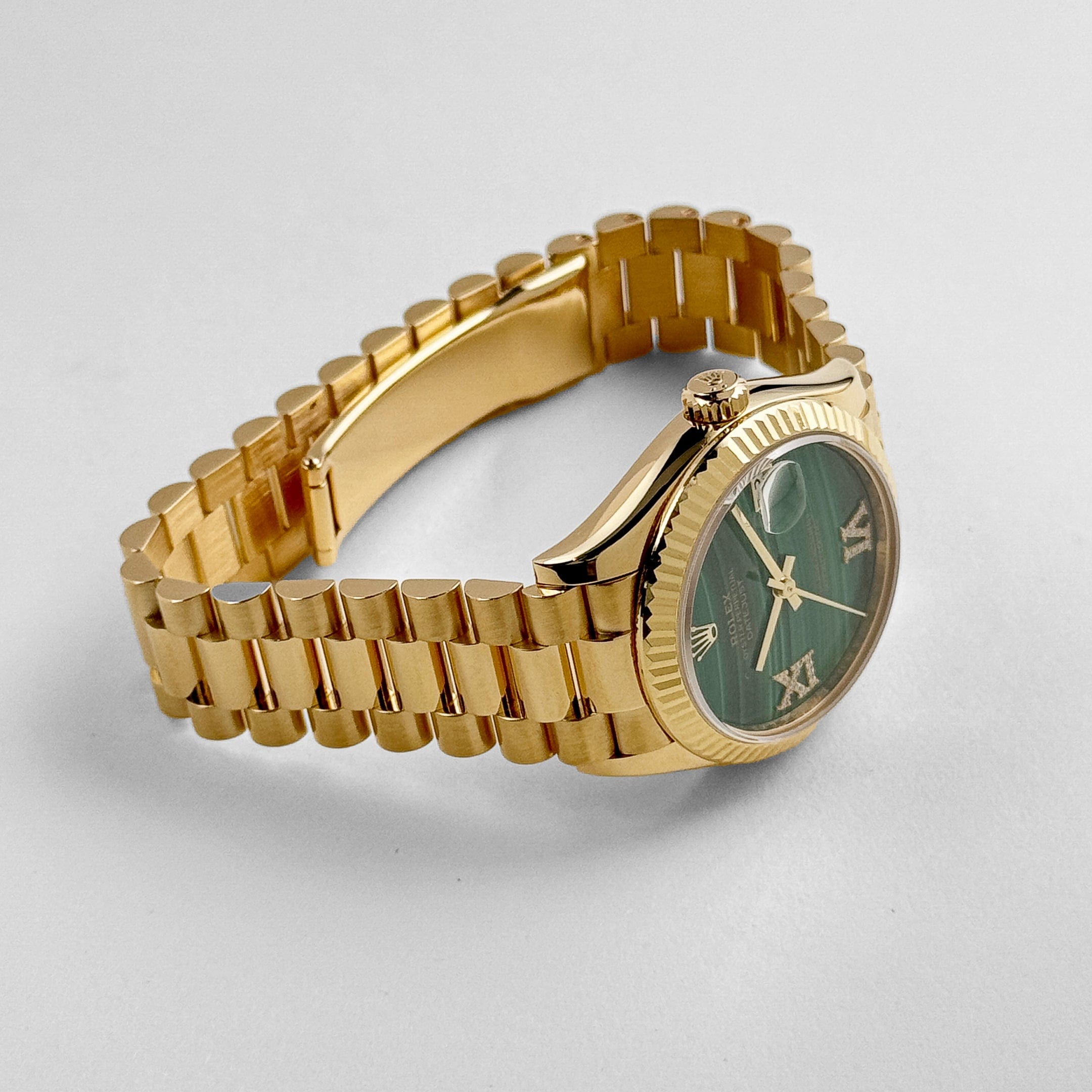 Rolex Datejust 31 278278 'Ladies' Yellow Gold Malachite Diamond