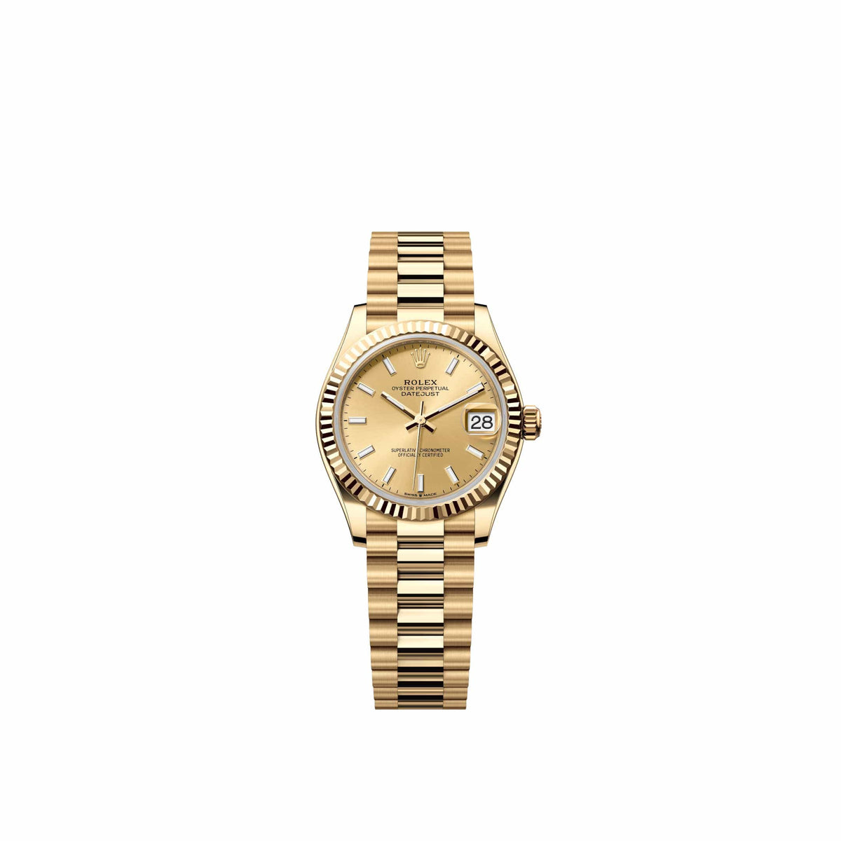 Rolex Datejust 31 278278 Yellow Gold Champagne Dial President (2026)