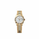Rolex Datejust 31 278278 Yellow Gold White Mother of Pearl Diamond Dial President (2026)
