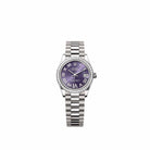 Rolex Datejust 31 278289RBR White Gold Aubergine Diamond Roman Dial President Diamond Bezel (2026)