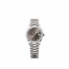 Rolex Datejust 31 278289RBR White Gold Dark Grey Dial President Diamond Bezel (2026)