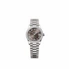 Rolex Datejust 31 278289RBR White Gold Dark Grey Diamond Roman Dial President Diamond Bezel (2026)